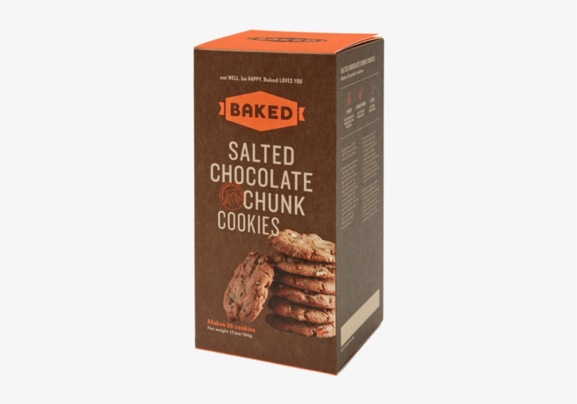 Salted Chocolate Chunk Cookies - Baking, transparent png #3177259