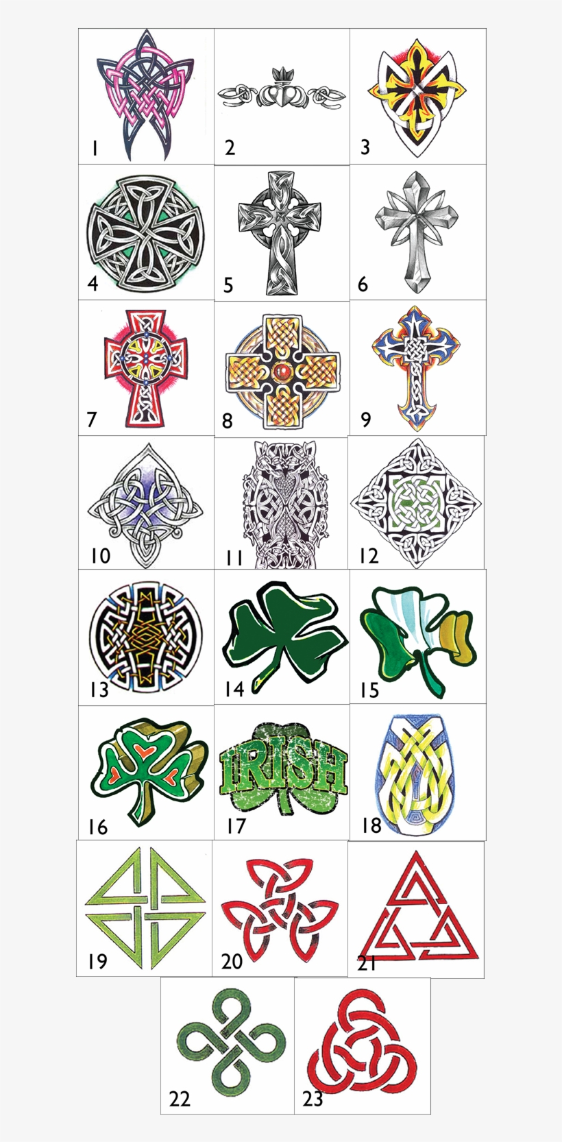 Printable Irish Symbols