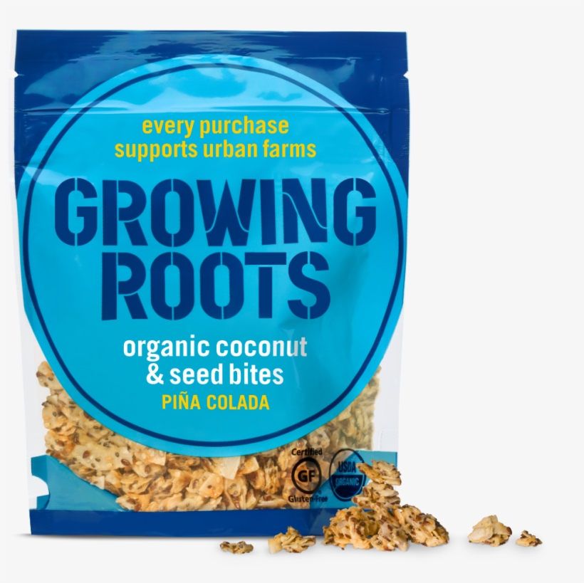 Growing Roots Organic Coconut And Seed Snacks Pineapple, transparent png #3177499