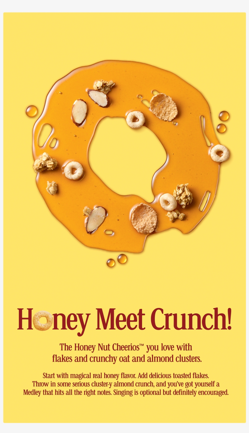 Honey Nut Cheerios Medley Crunch Cereal, - Honey Nut Cheerios, transparent png #3177527