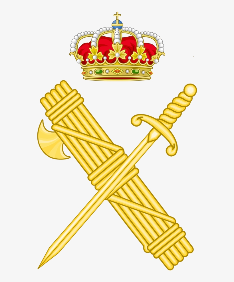 1 Oct - Spanish Civil Guard Emblem, transparent png #3177607