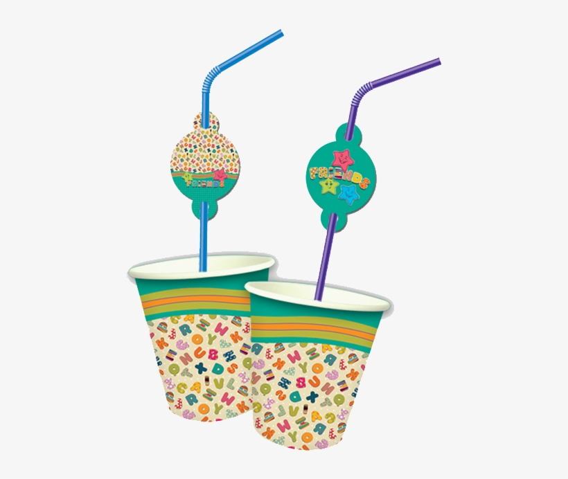 Party Product - Drinking Straws - Friends - Sterling New Horizons Private Limited, transparent png #3177817