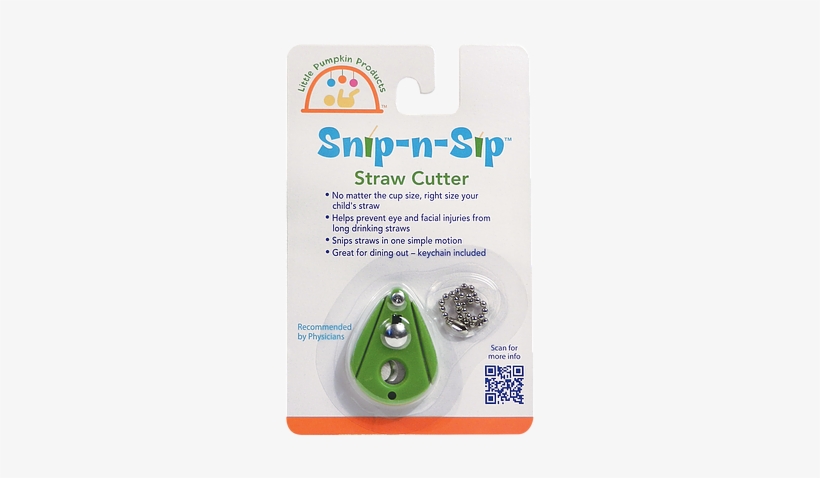 Snip N Sip Drinking Straw Cutter - Snip N Sip, transparent png #3177932