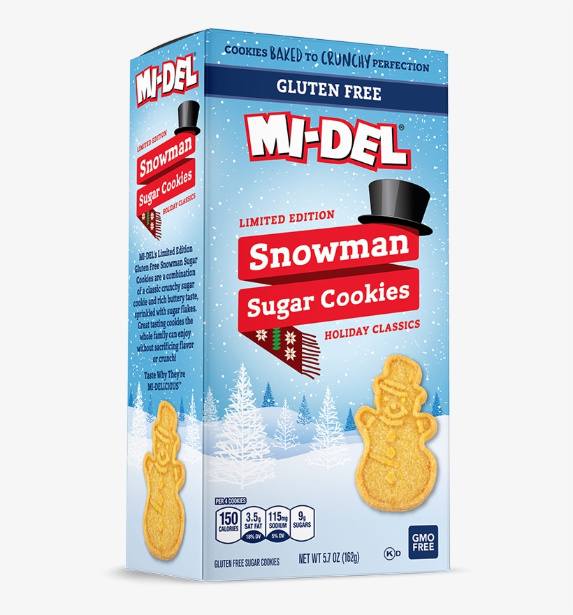 Mi-del - Gluten Free Gingerbread Men Cookies - 6 Oz., transparent png #3178004