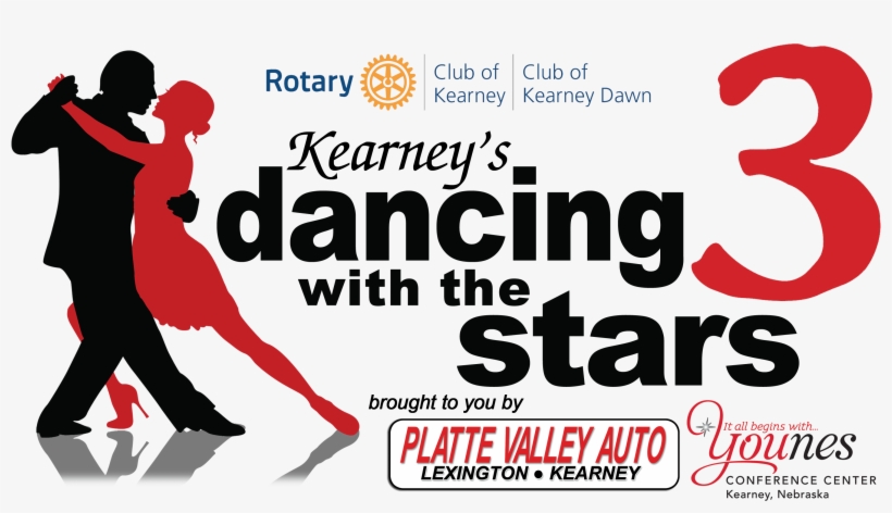 Revel Party For Kearney's Dancing With The Stars 2 - Tango Dancers Silhouette, transparent png #3178830