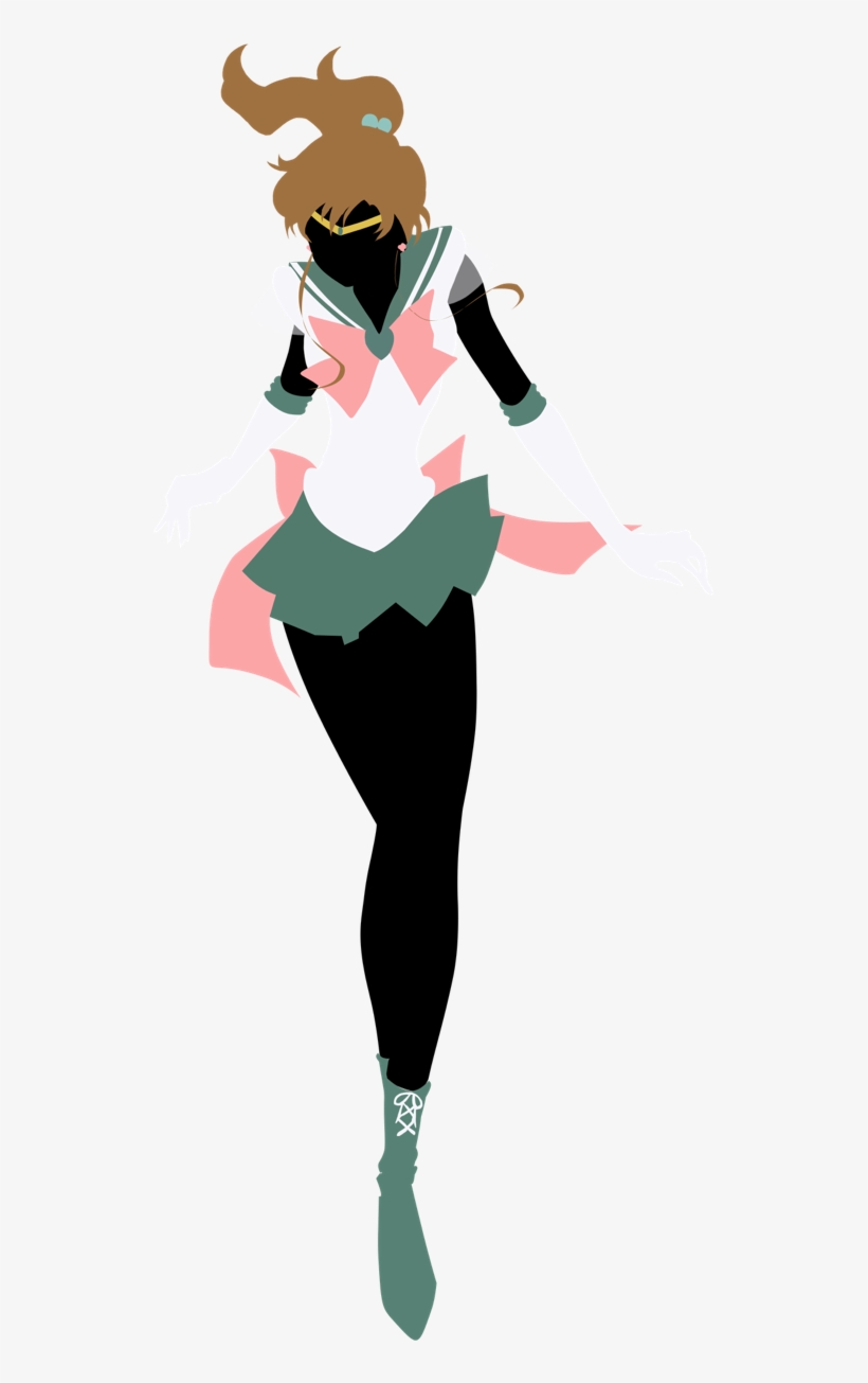 Sailor Moon, Sailor Jupiter, How To Make, Beauty, Silhouettes, - Siluetas De Sailor Scout, transparent png #3178983