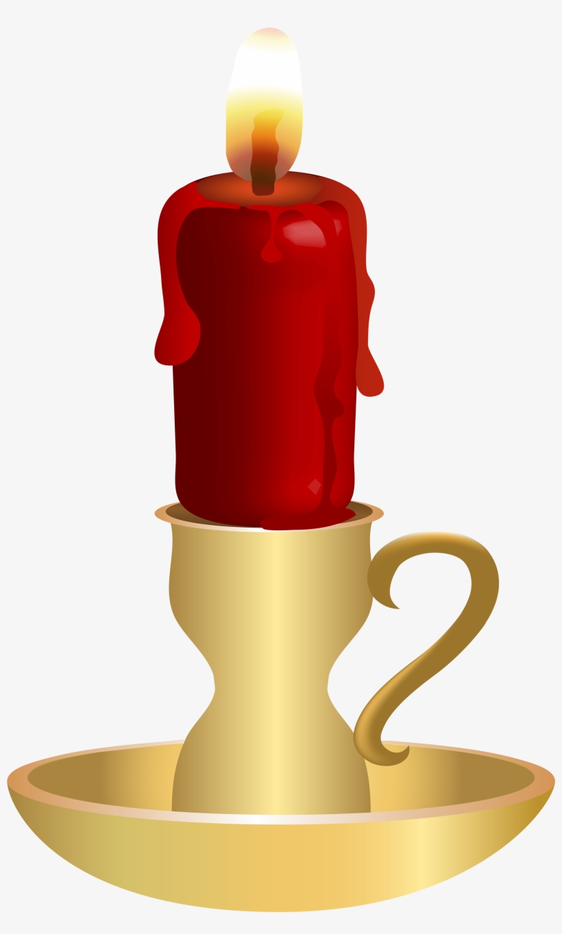 Candle Red Png Clip Art - Clip Art, transparent png #3179366