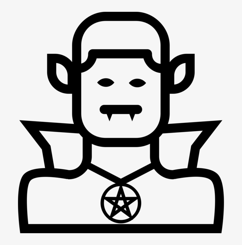 Vampire Monster Undead Smile Cartoon - Vampire, transparent png #3179434