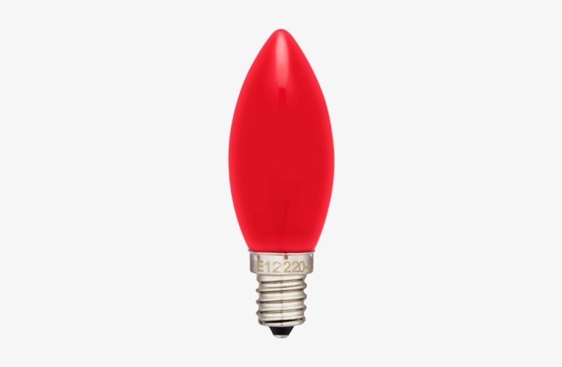 5w Led Red Candle Bulb - Fluorescent Lamp, transparent png #3179518