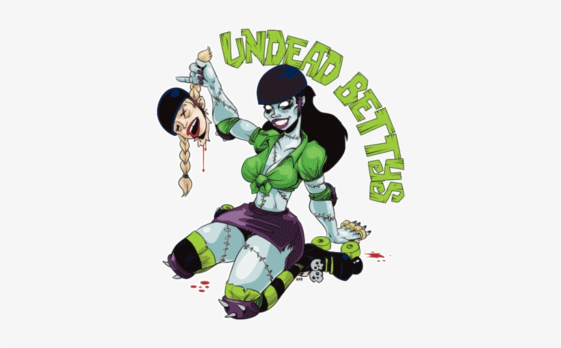 Undead Roller Derby - Quad Skates, transparent png #3179717