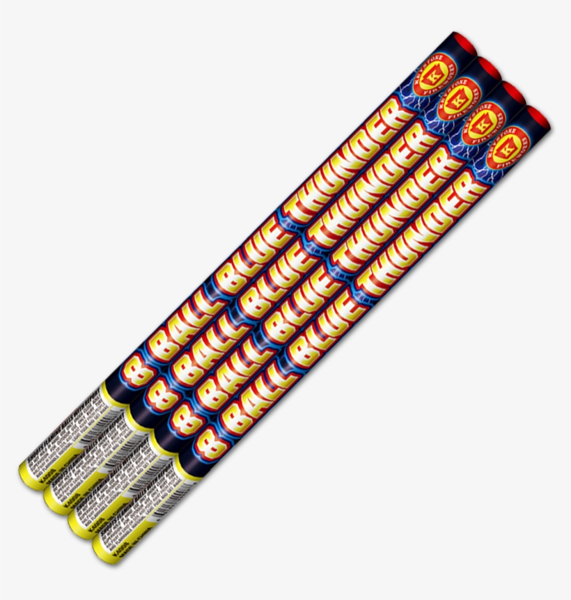 Blue Thunder Roman Candle - Roman Candle 8 Ball, transparent png #3179793