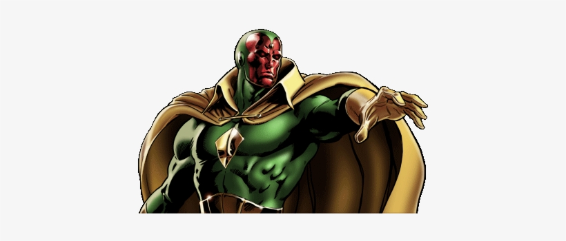 The Vision - Vision Classic Marvel, transparent png #3180288