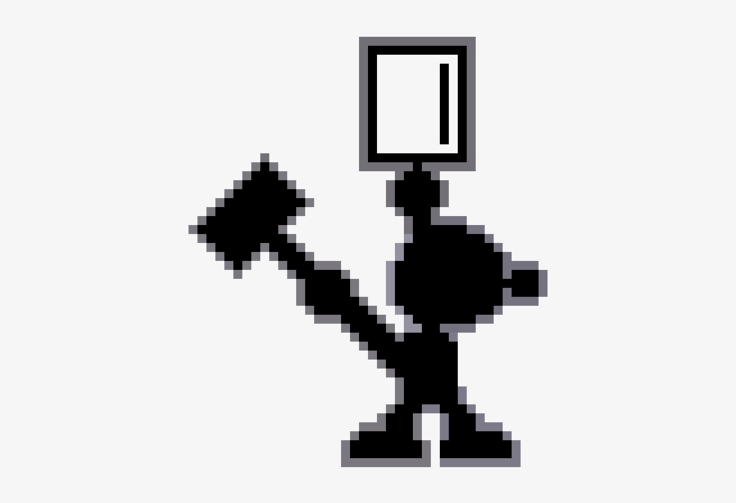 Mr Game And Watch - Mr Game And Watch 8 Bit, transparent png #3180290