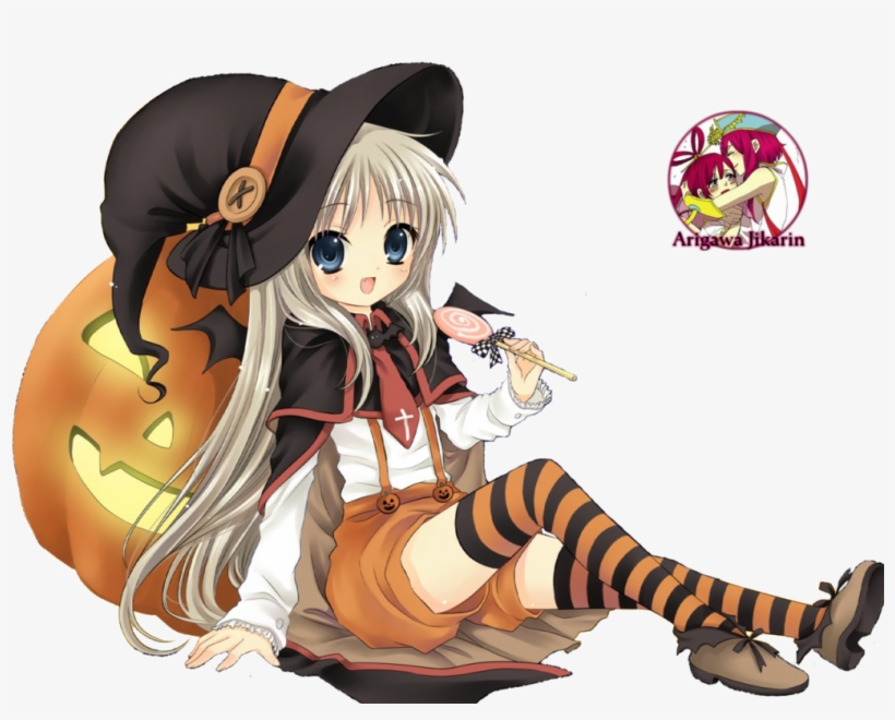 Halloween Anime Girl Render, transparent png #3180315