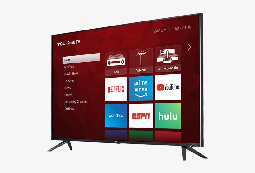Tcl 55" Class 6 Series 4k Uhd Dolby Vision Hdr Roku - Tcl 55" 4k Hdr Led Tv Tcl, transparent png #3180580