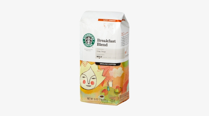 Starbucks Breakfast Blend Coffee - Starbucks Medium Breakfast Blend Coffee, Ground - 20, transparent png #3180797