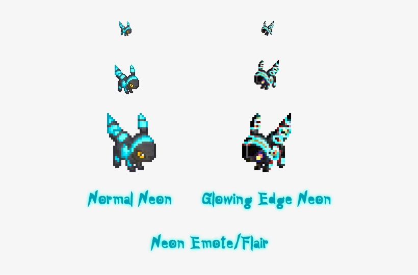 Artworknew Neon Emote/flair - Butterfly, transparent png #3180985