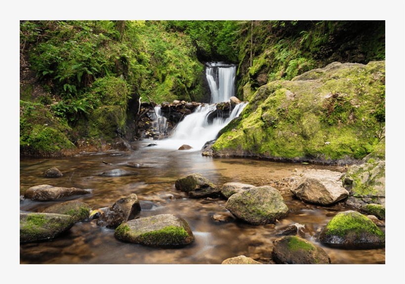 Geroldsau Waterfall - Waterfall, transparent png #3180991