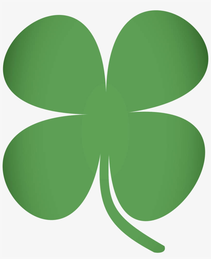 Shamrock Clipart - Transparent Background Four Leaf Clover Clip Art, transparent png #3181347