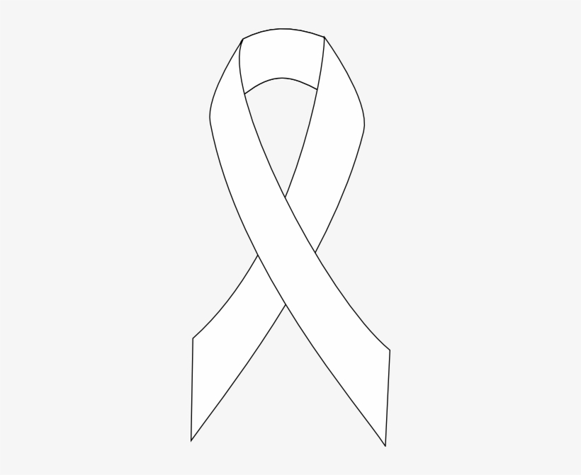 Black Background White Ribbon, transparent png #3181686