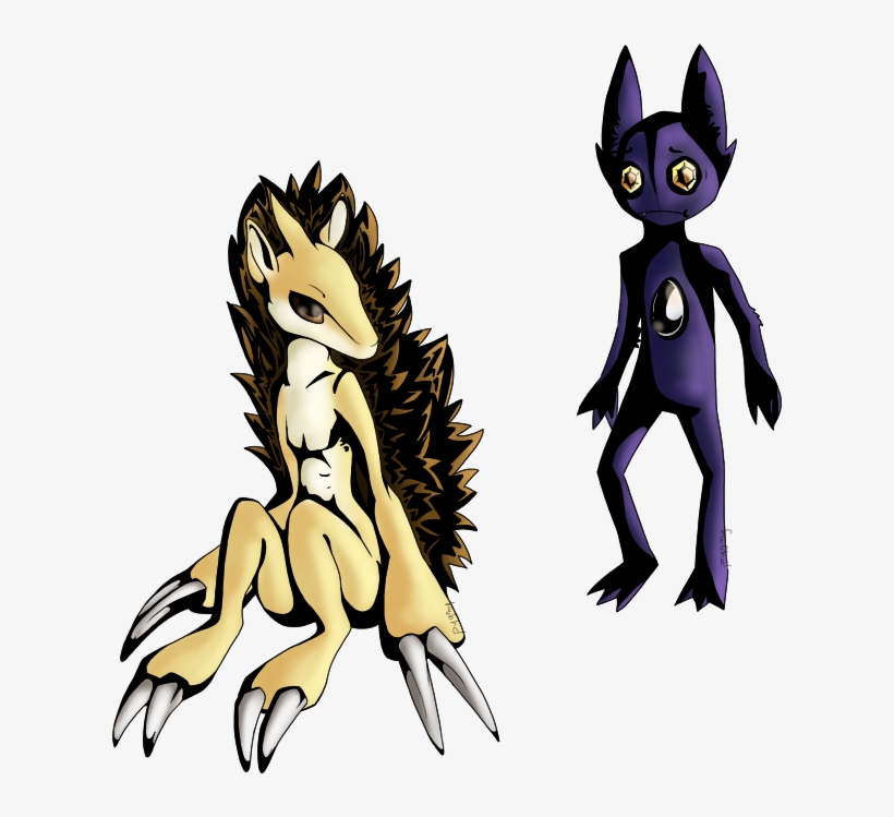 It's My Sandslash Oc Called Gobi And My Sableye Oc - Cartoon, transparent png #3181975