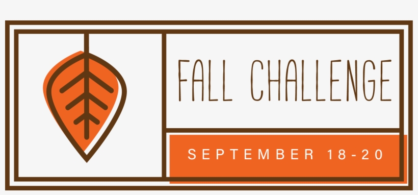 Fall Challenge Header - Sign, transparent png #3182452