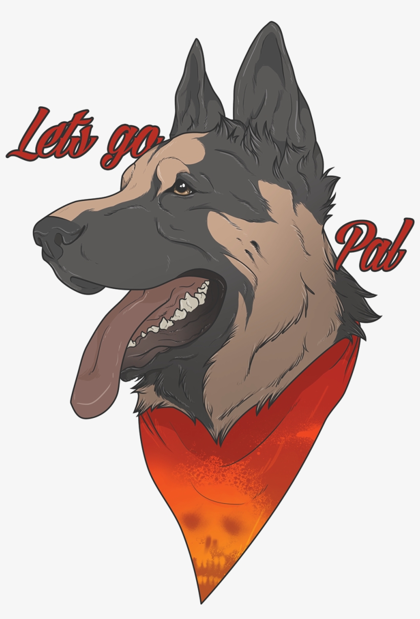 Thank You - Old German Shepherd Dog, transparent png #3182645