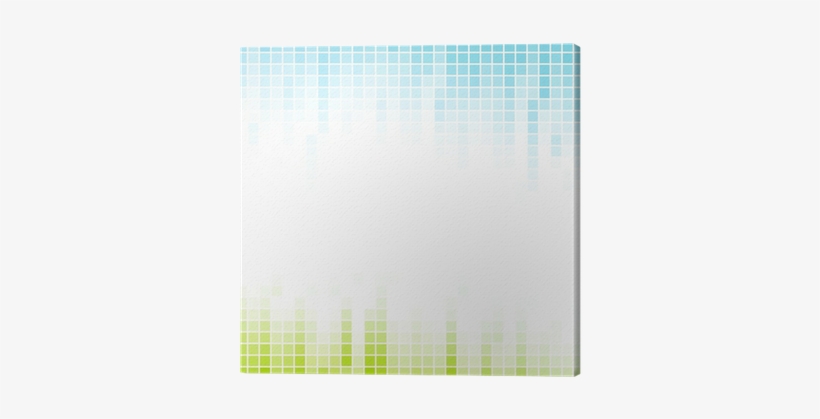 Abstract Pixel Mosaic Gradient Background Canvas Print - Screen, transparent png #3182647