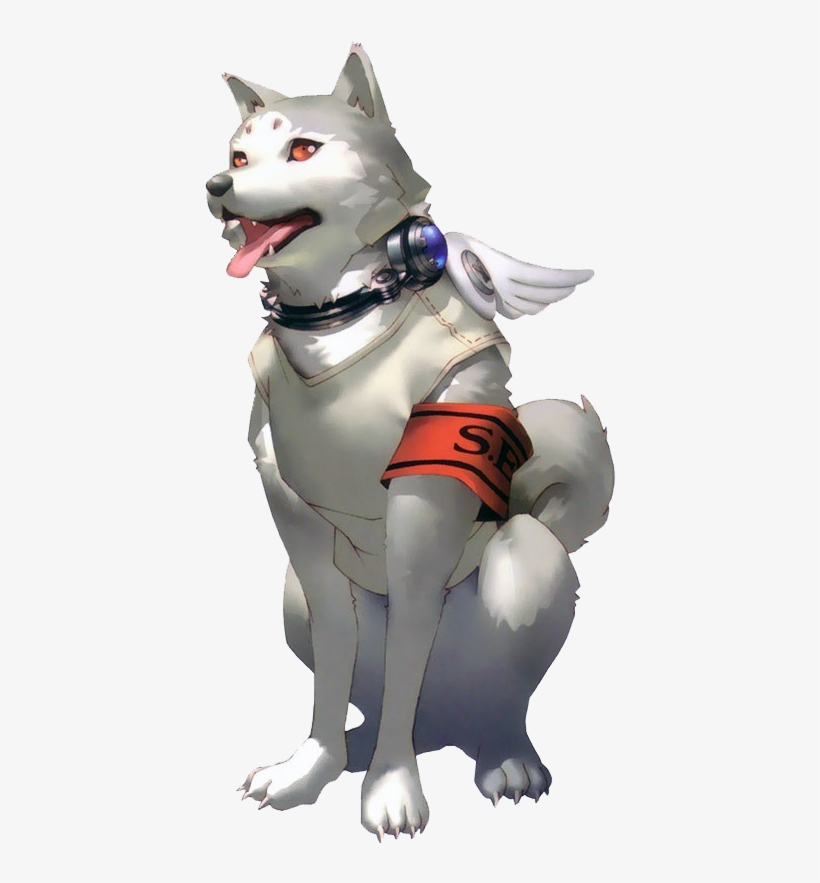 Koromaru Render - Persona 3 Ken And Koromaru, transparent png #3182760
