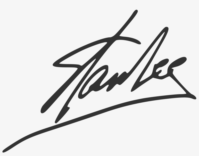Open - Stan Lee Signature, transparent png #3182793