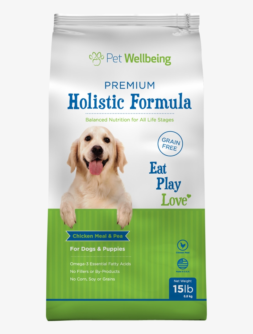 Premium Holistic Formula For Dogs & Puppies - Dog Food Pet, transparent png #3182938