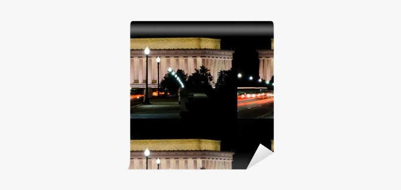 Abraham Lincoln Memorial In Night, Washington Dc Usa - Lincoln Memorial, transparent png #3183208
