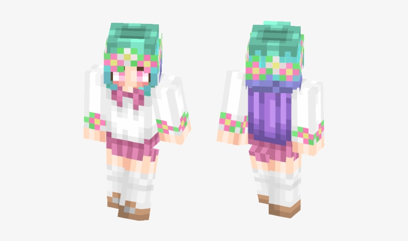 Cute Flower Anime Girl - Anime, transparent png #3183648