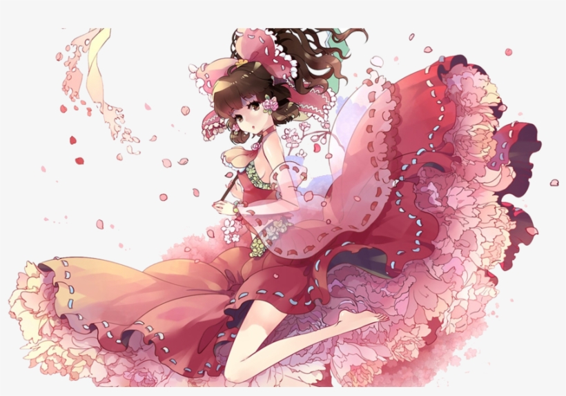 Anime Girls - Anime Girl Princess Dress, transparent png #3183653