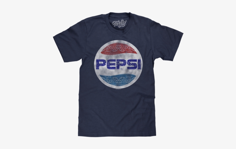 Pepsi Bandana Logo - Pepsi Logo T Shirt, transparent png #3183673