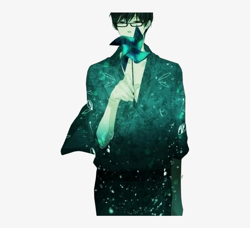 Anime Clipart Transparent - Anime Boy Png Green, transparent png #3183798