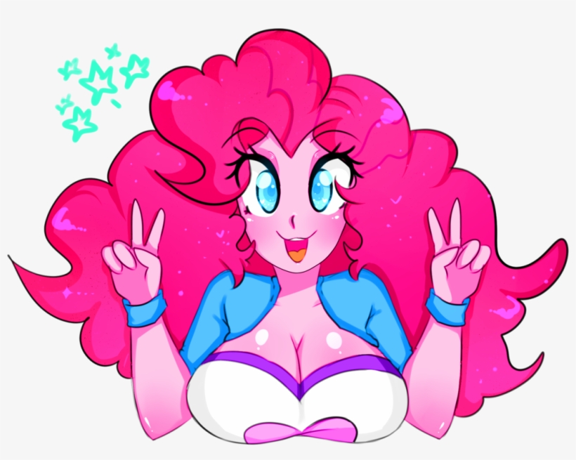 Pinkie Pie Rainbow Dash Pony Pink Flower Fictional - Pinkie Pie Equestria Girl Anime, transparent png #3183977