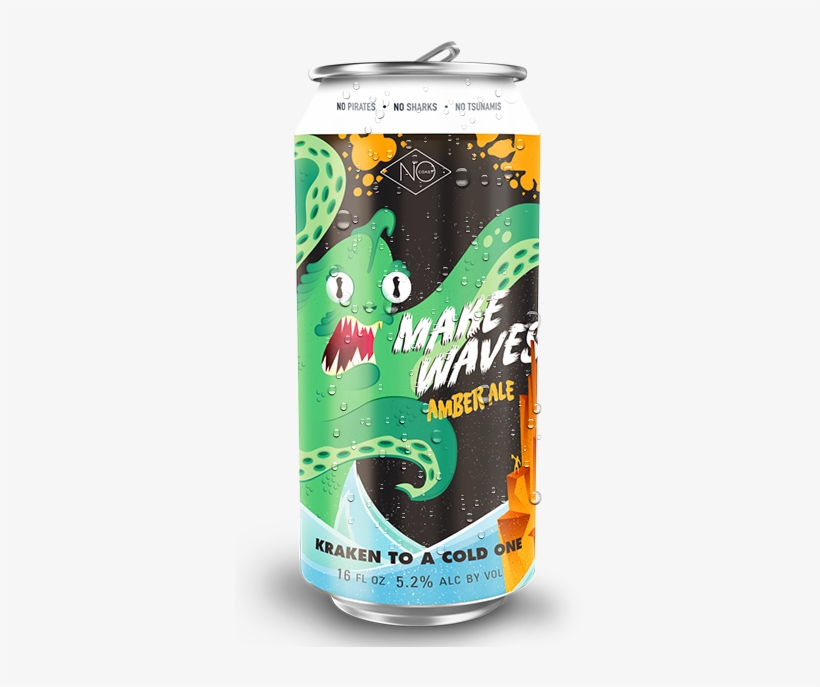 Make Waves - Amber Ale, transparent png #3184128