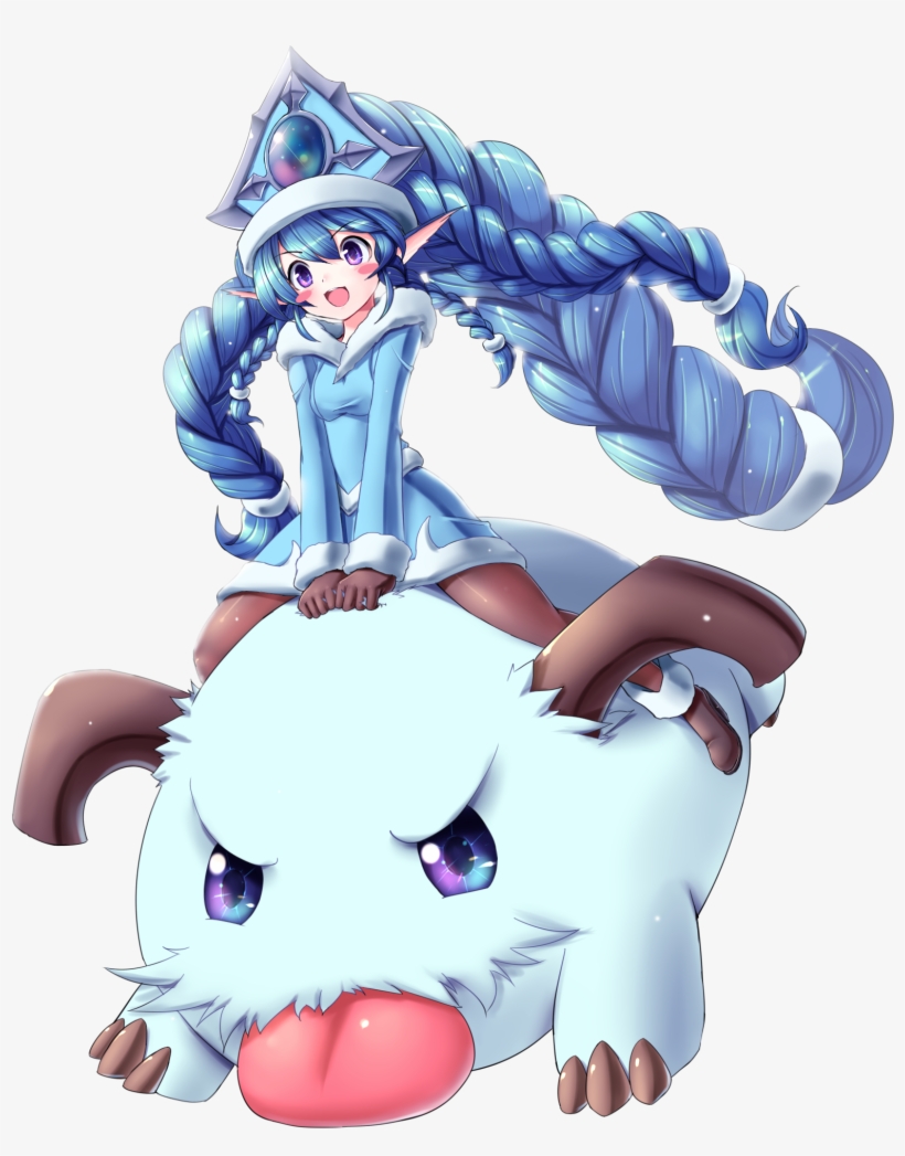 Winter Wonder Lulu & Poro By Ranken Hd Wallpaper Fan - Poro Lol, transparent png #3184429