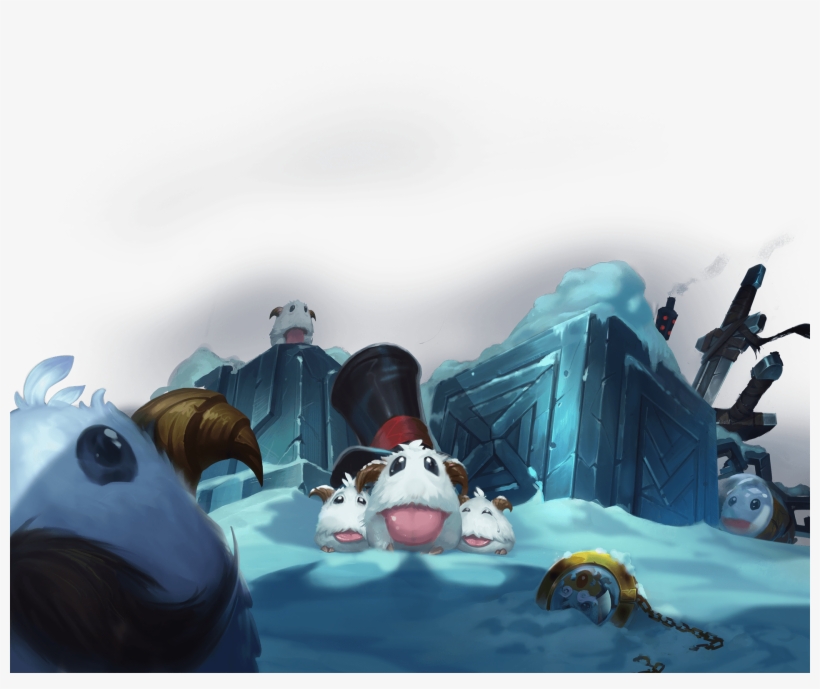 Parallax-foreground - League Of Legends Poro In Game, transparent png #3184480