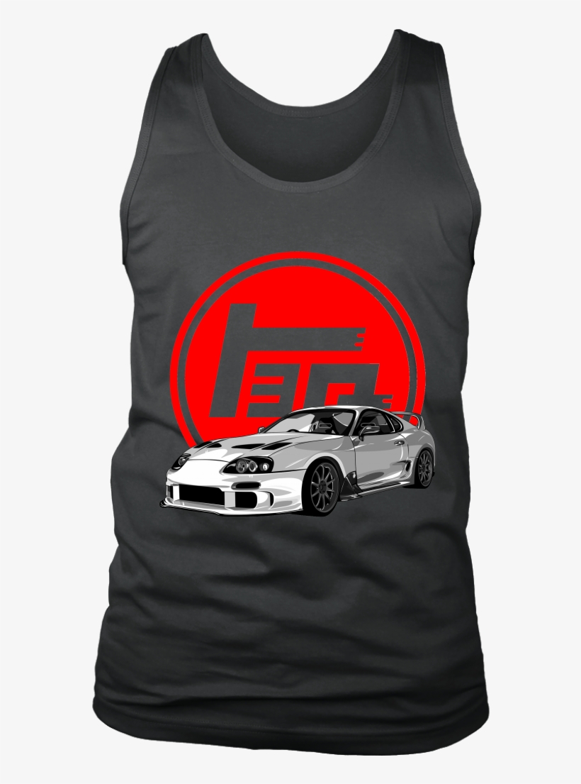 Toyota Supra Jdm Tuner Car Tank Top - Life Is Better By The Campfire - Tanks, transparent png #3184534