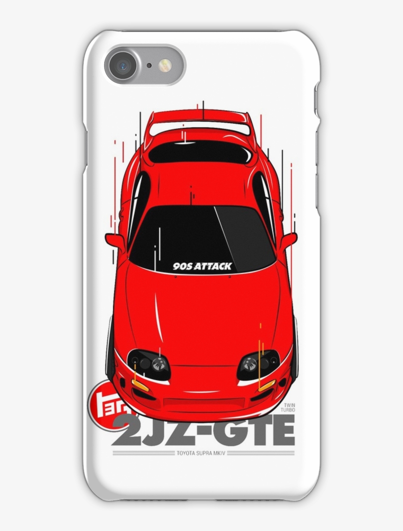 Toyota Supra 90s Attack Iphone 7 Snap Case - Supra Case Iphone, transparent png #3184604