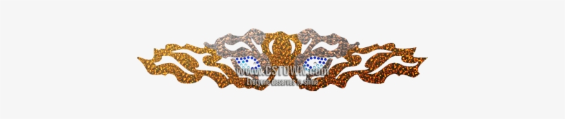 Tiger Eyes Iron On Holofoil Design Transfer - Metal, transparent png #3184677