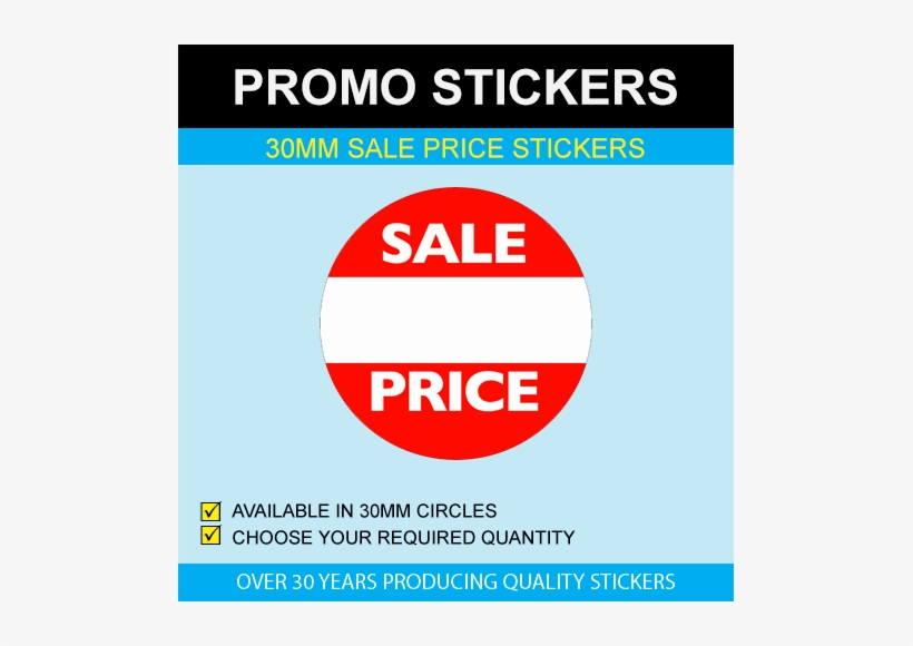 Sale Price White Band Stickers - Sticker, transparent png #3185215