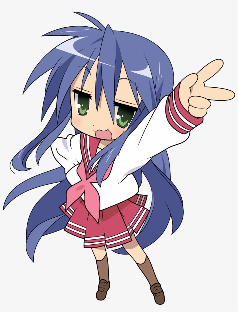 شكرا على زيارتك - Lucky Stars Anime Haruhi Suzumiya, transparent png #3185561
