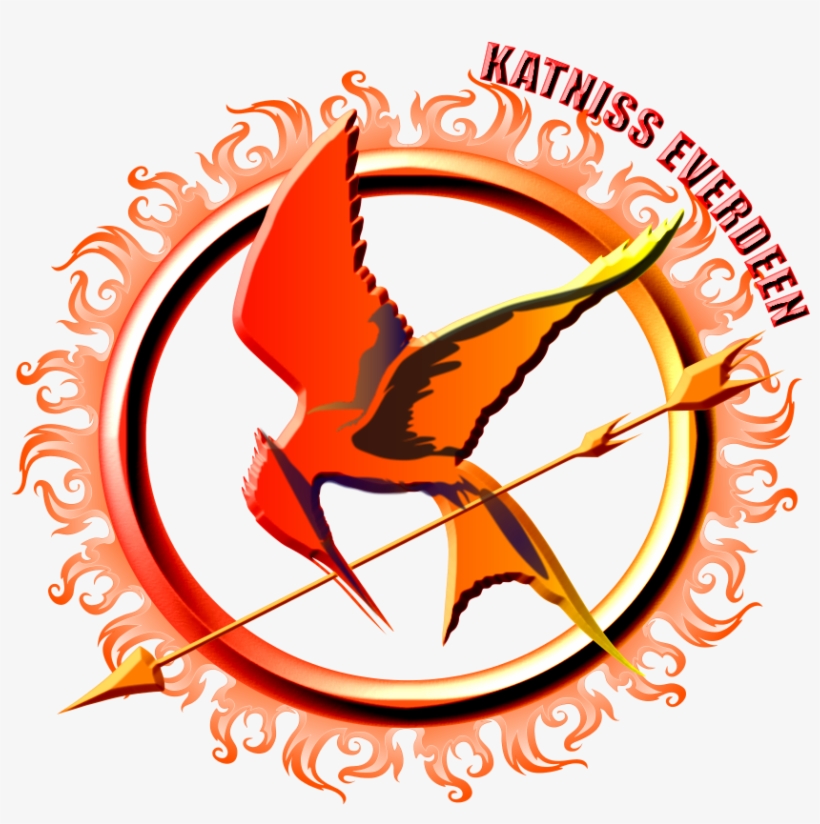 The Hunger Games Character T-shirts And Apparel - Katniss Everdeen The Girl Who Was On Fire Mousepad, transparent png #3185861