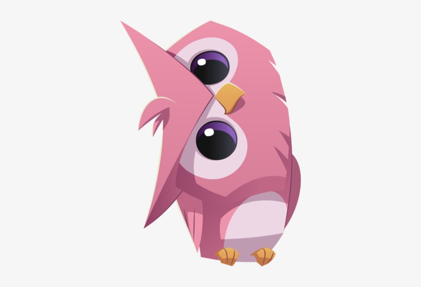 Pink Owl - Animal Jam Owl Png, transparent png #3186285
