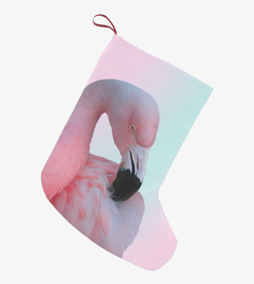 Pretty Pink Flamingo Christmas Stocking - Pink Flamingo Beach Towel By Erika Kaisersot, transparent png #3186540
