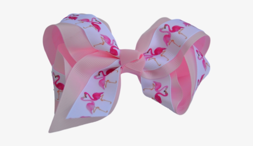 Light Pink Flamingo Bow - Present, transparent png #3186757