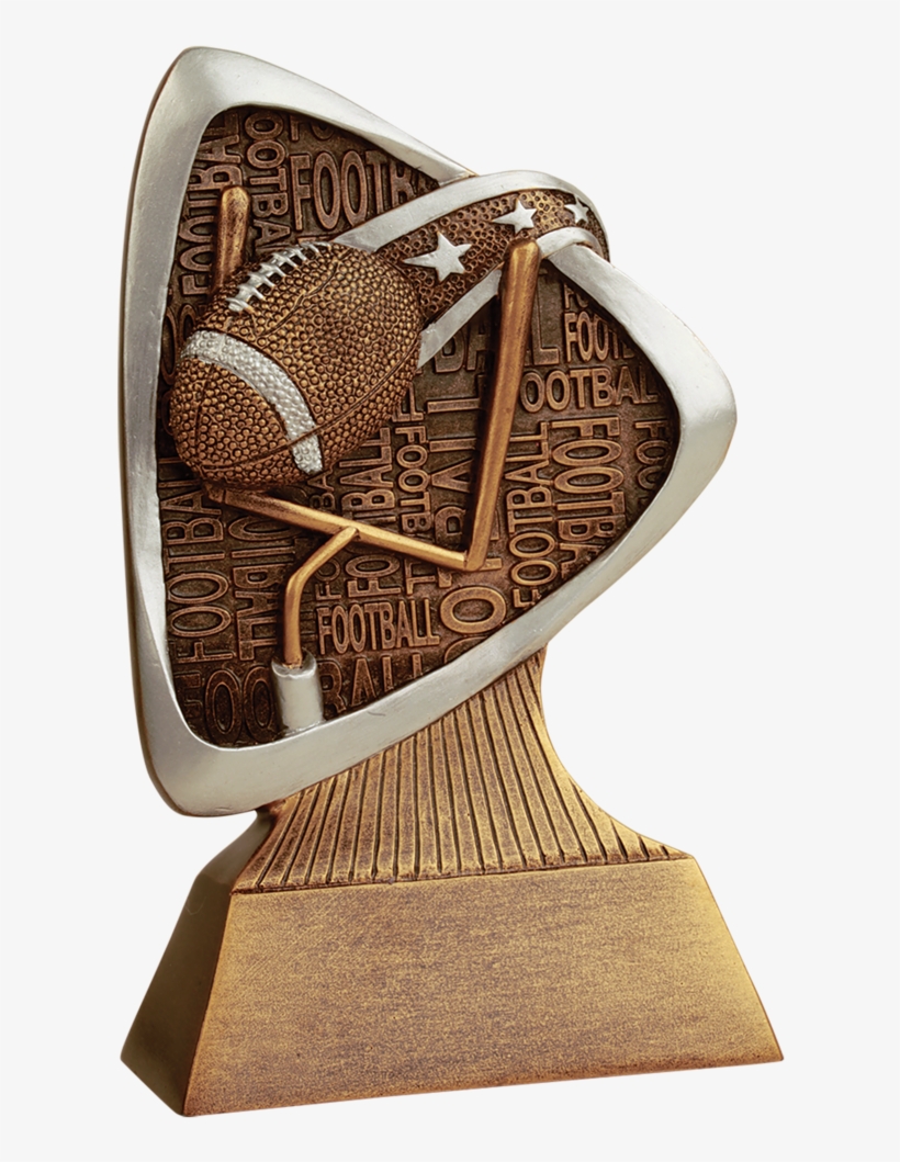 Trd105 Triad Football Resin - Trophy, transparent png #3186760